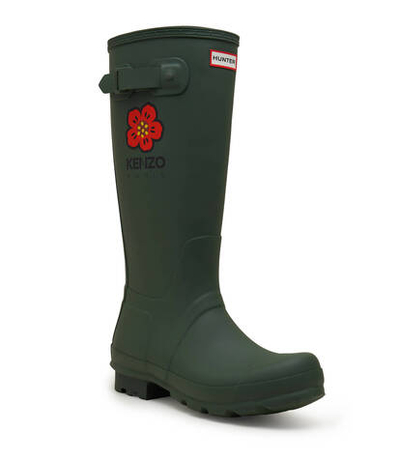 Резиновые сапоги KENZO x HUNTER Kenzo - зеленый(FD65BT901R91)