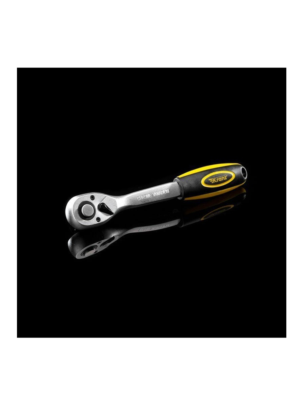 Ключ-трещотка для торцовых головок 1/2 СrV 72 зубца Kranz KR-12-8401