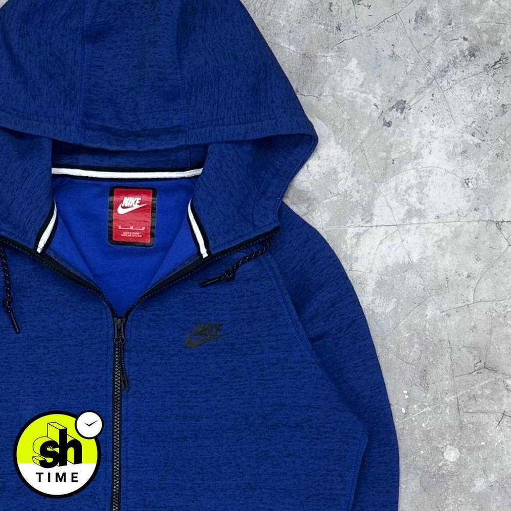 Кофта Nike TechFleece Blue Hoodie