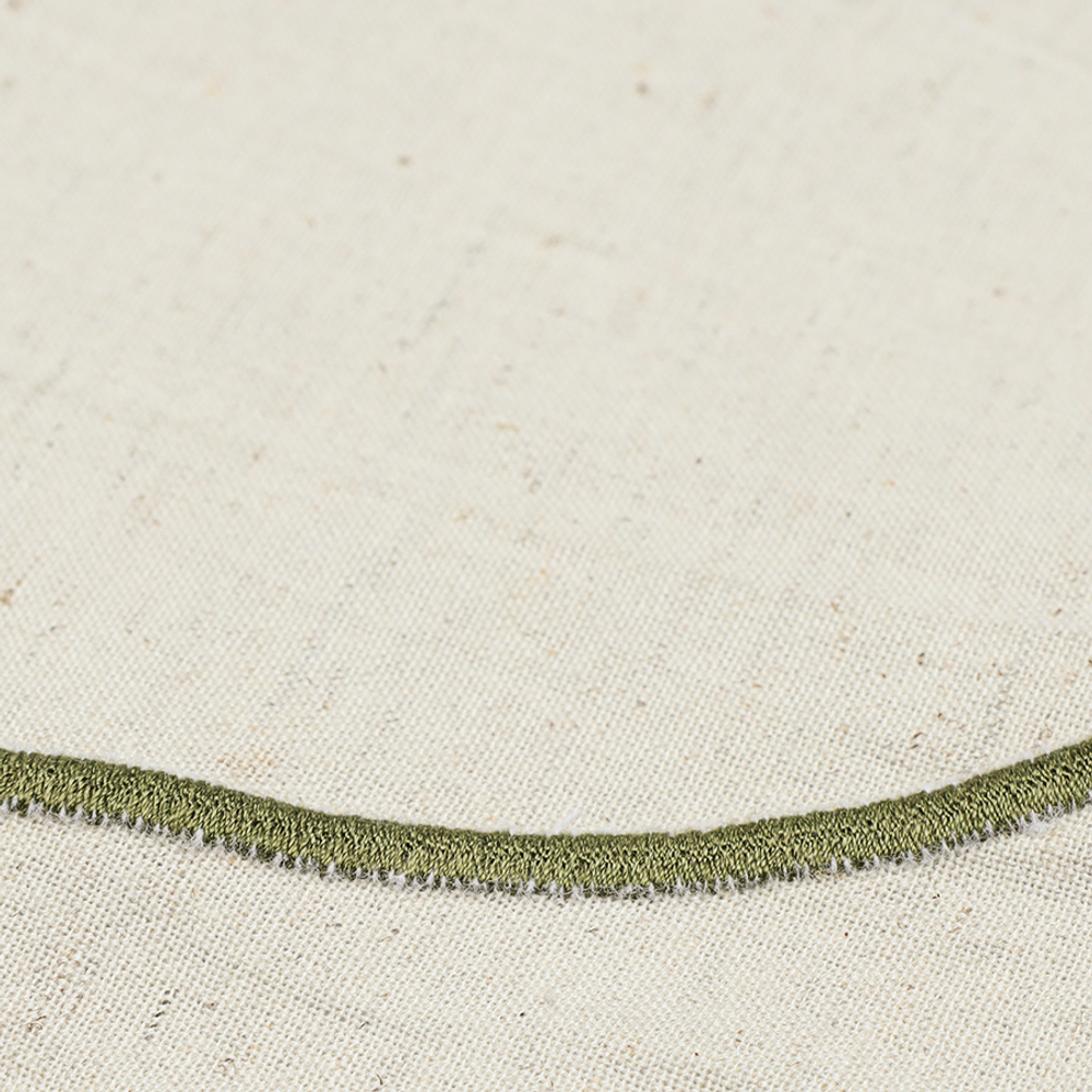 Салфетка под приборы Anemone 38 см | оливковый