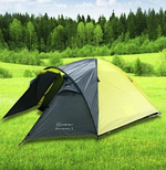Палатка Virtey Discovery-3 (105+210)х210х130см 3чел 1200мм вес 3.5кг