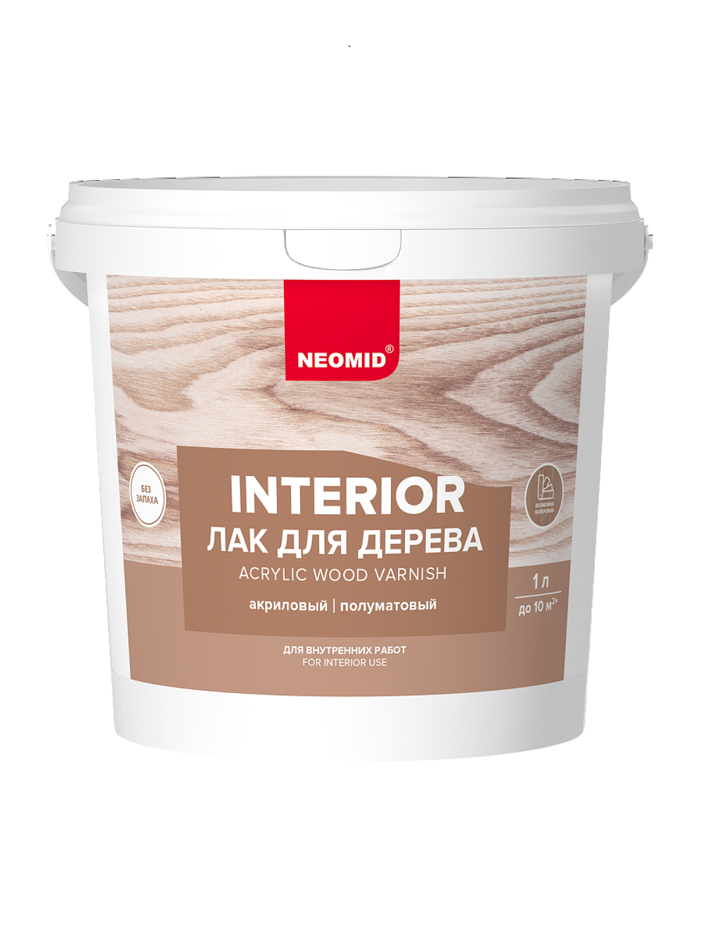 NEOMID Interior Лак акриловый для дерева, 1 л