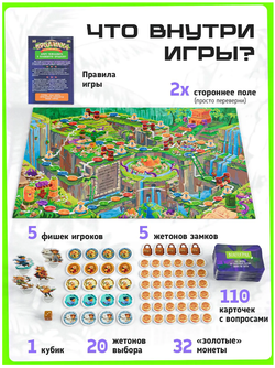 Настольная игра "Бродилка в стране знаний"