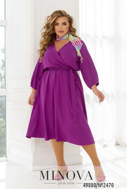 Платье 2470-фуксия Minova Фото 2