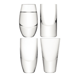 Набор из 4 стопок для водки LuLu 52-55 мл LSA International