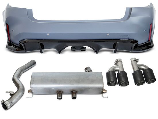Бампер задний G80 PERFORMANCE STYLE W/EXHAUST для BMW G20 19-