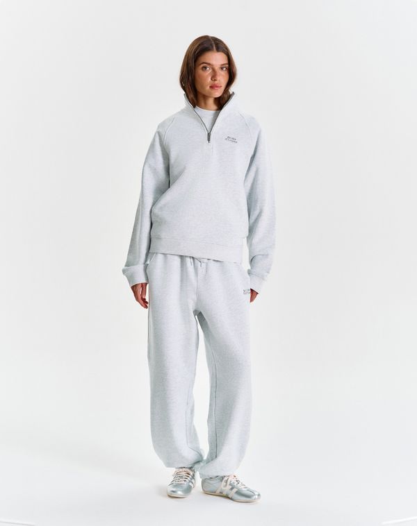 Толстовка Half-zip Logo de base 03 меланж - фото 2