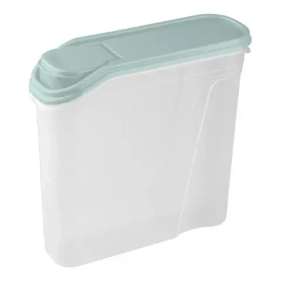 Емкость для сыпучих продуктов 2,0 л (микс 3) (бежевый/светло-голубой)
