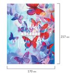 Дневник 1-4 класс 48 л., твердый, BRAUBERG, глянцевая ламинация, с подсказом, "Бабочки", 107151