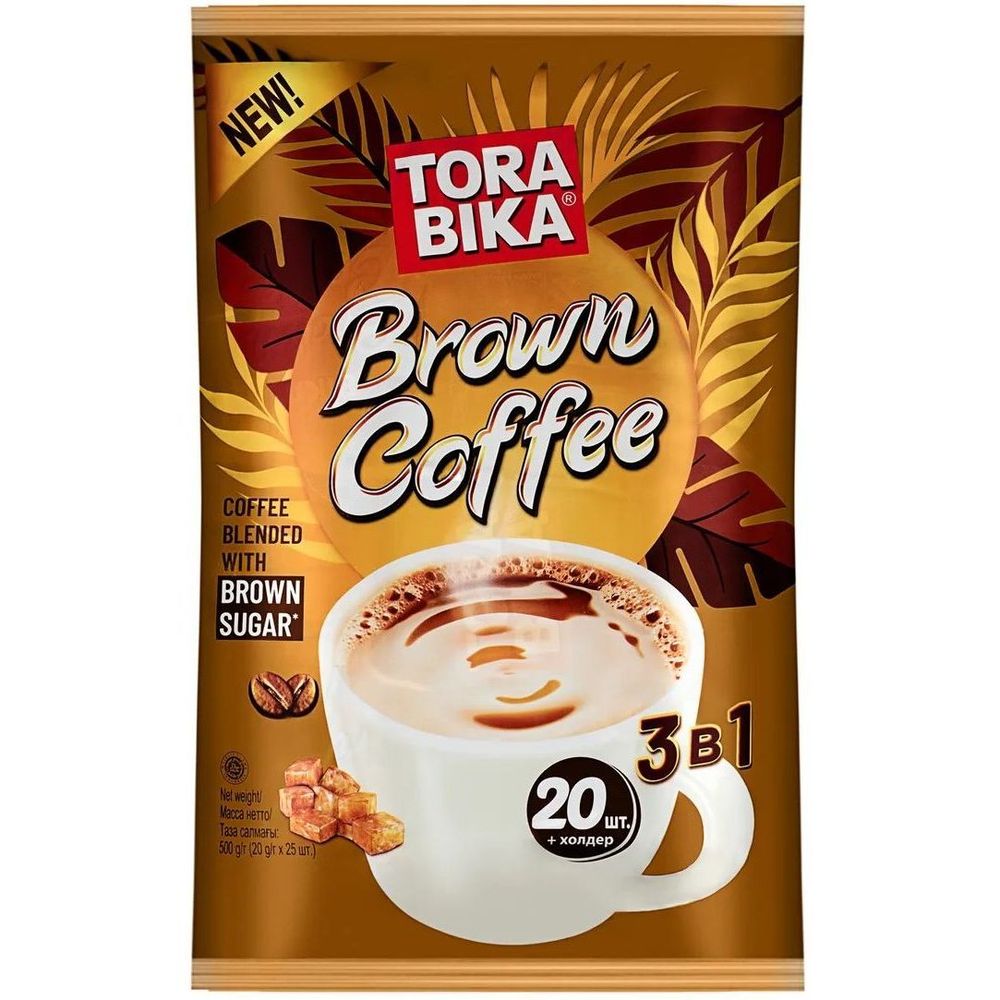 Кофейный напиток Torabika, 3 в 1 Brown Coffee, 25 гр