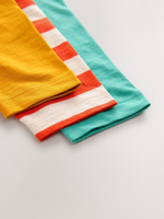 Лонгслив для малышей Next F15-512, 3 шт., Желтый, Красный, Бирюзовый