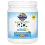 Garden of Life, RAW Organic, коктейль для замены приема пищи, со вкусом ванили, 525 г (1 фунт, 2,52 унции)