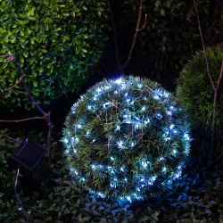 Садовая гирлянда ЭРА ERASF22-17 Нить на солнечной батарее, холодный свет 21,9 м
