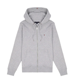 Худи на молнии Tommy Hilfiger Solid Zip Hoodie Grey Heather