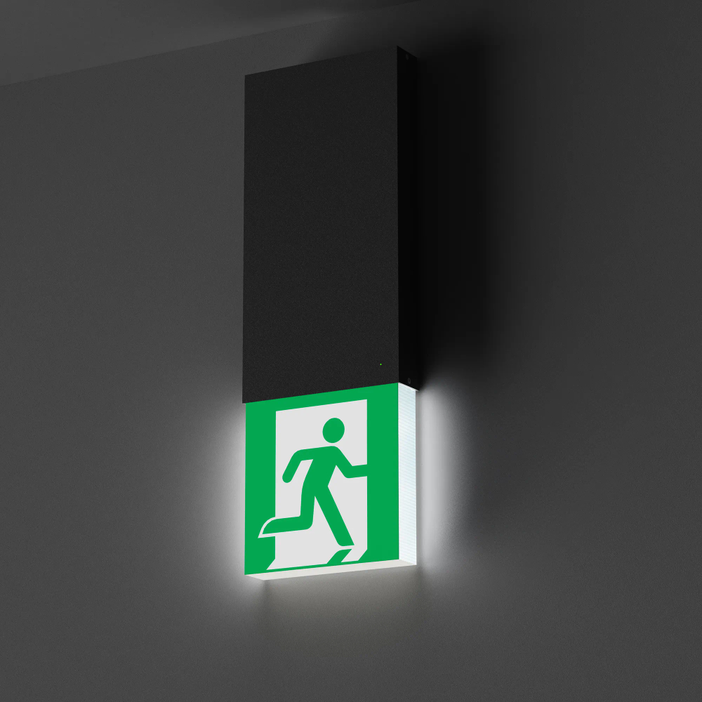 Световой указатель EMG-MARK-L-3H-BK (Arlight, IP40 Металл, 5 лет) 059802