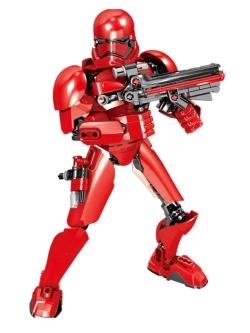 Конструктор Space Wars Красный штурмовик 77 деталей