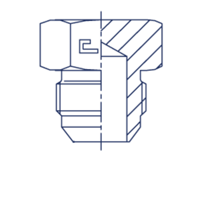 Заглушка V (Ш) JIC 1/2