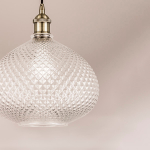 798031 Люстра GENNI 1х40W E27 ЛАТУНЬ/ПРОЗРАЧНЫЙ