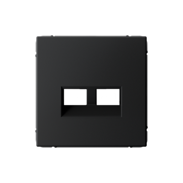 Накладка двойная ArtGallery для информационных функций типа Keystone карбон SE GAL001090