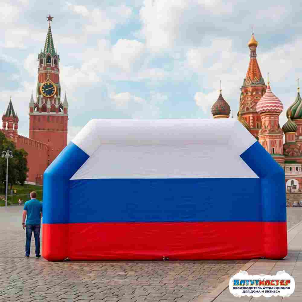 Надувная сцена для праздника «Русская душа», 5×3,5×3,5 м