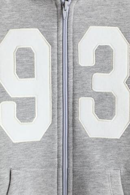 H&M Толстовка с принтом, серый меланж