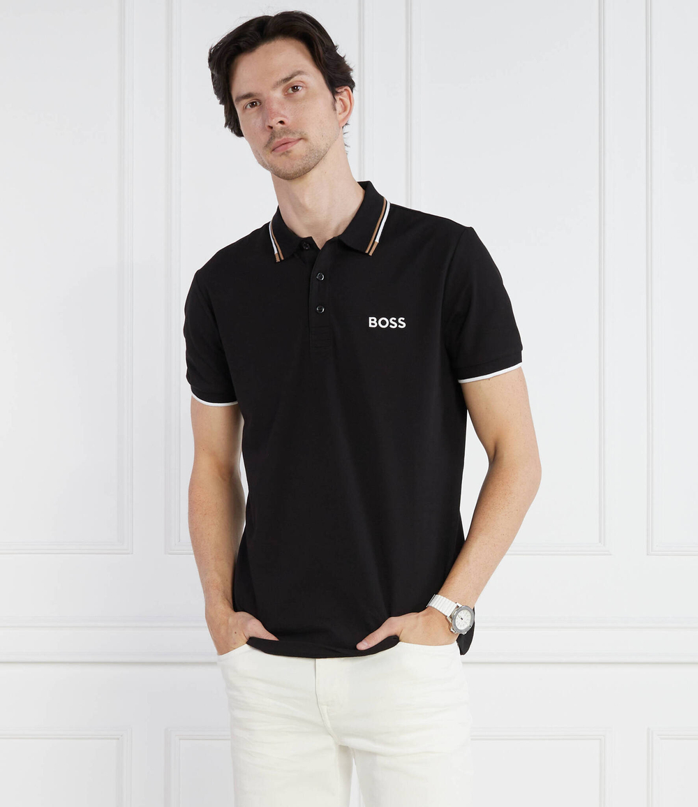 Футболка Поло Paddy Pro BOSS GREEN - черный(50469094)