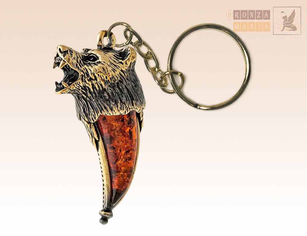 брелок Клык медведя