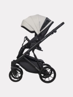 Коляска 2 в 1 Riko Basic Montana Ecco цвет 31 Light Silver-Black (св.серый-черный)