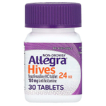 Allegra, Крапивница 24 HR, 180 мг, 30 таблеток