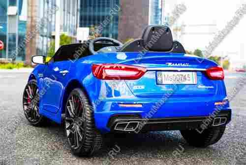 Детский электромобиль "Maserati" синий