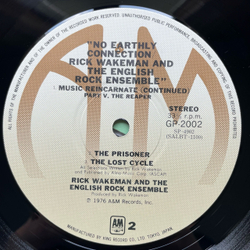 Винтажная виниловая пластинка LP Rick Wakeman And The English Rock Ensemble No Earthly Connection (Япония 1976) (Без Оби)