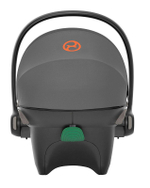 Коляска 3 в 1 Cybex Priam IV Matt Black complete и автокресло Aton S2 i-Size Lava Grey Off White