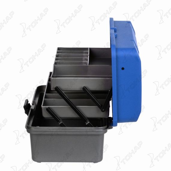 Ящик рыболова двухполочный синий (T-HS-FB2-B) Helios