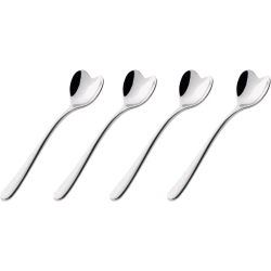 Alessi Набор из 4 ложек для кофе эспрессо, 10 см.