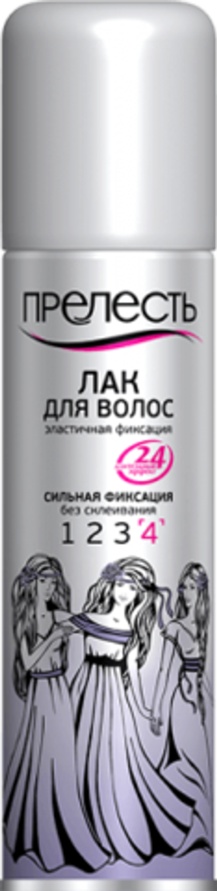 Прелесть Лак С.Ф. 160мл. 8*24 (серый) // 3456