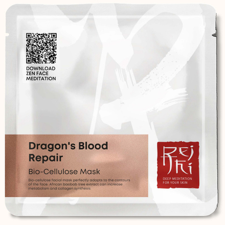 PRO Dragon's Blood Repair Bio-Cellulose Mask/ Восстанавливающая Биоцеллюлозная маска для лица - Драконова кровь