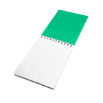 Блокнот А6, гребень, Alingar, обложка пластик, ассорти, 60 л., клетка