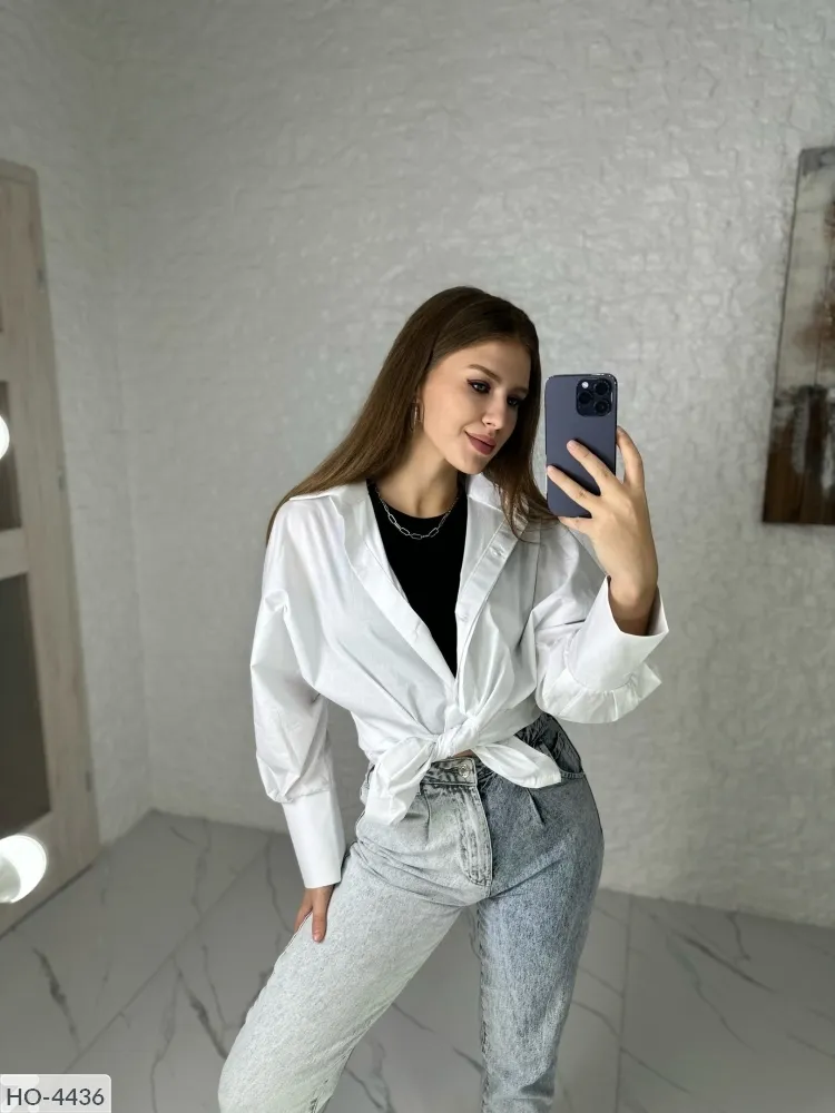 Рубашка HO-4434 Фабрика Моды