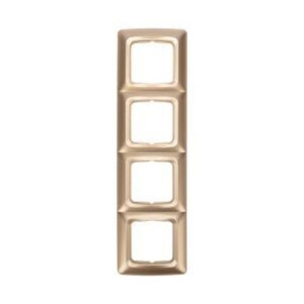 DEA Рамка 4-я горизонтальная Золотой Металлик KRANZ