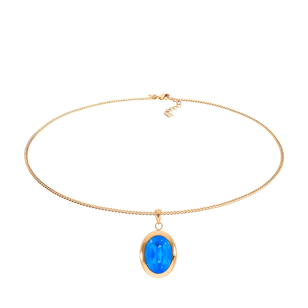 Колье Qudo TIVOLA big G royal blue delite 404684.1 BL/G