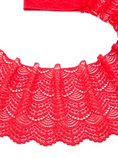 03-199 Кружево эластичное 17 см, красный