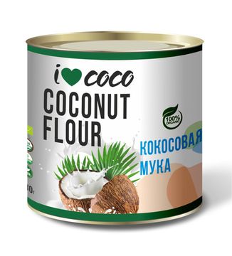 Мука кокосовая I❤COCO, органика,  Шри-Ланка, 230г.