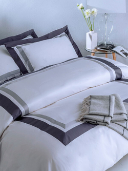 Постельное белье 2 спальное евро макси Mirabello Two Tones M01 Beige