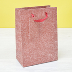 Пакет бумажный 14*20*8см с ручками "Премиум" микс