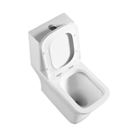Унитаз-моноблок безободковый BelBagno Neon BB8617CPR-MN/SC с крышкой-сиденьем микролифт, белый