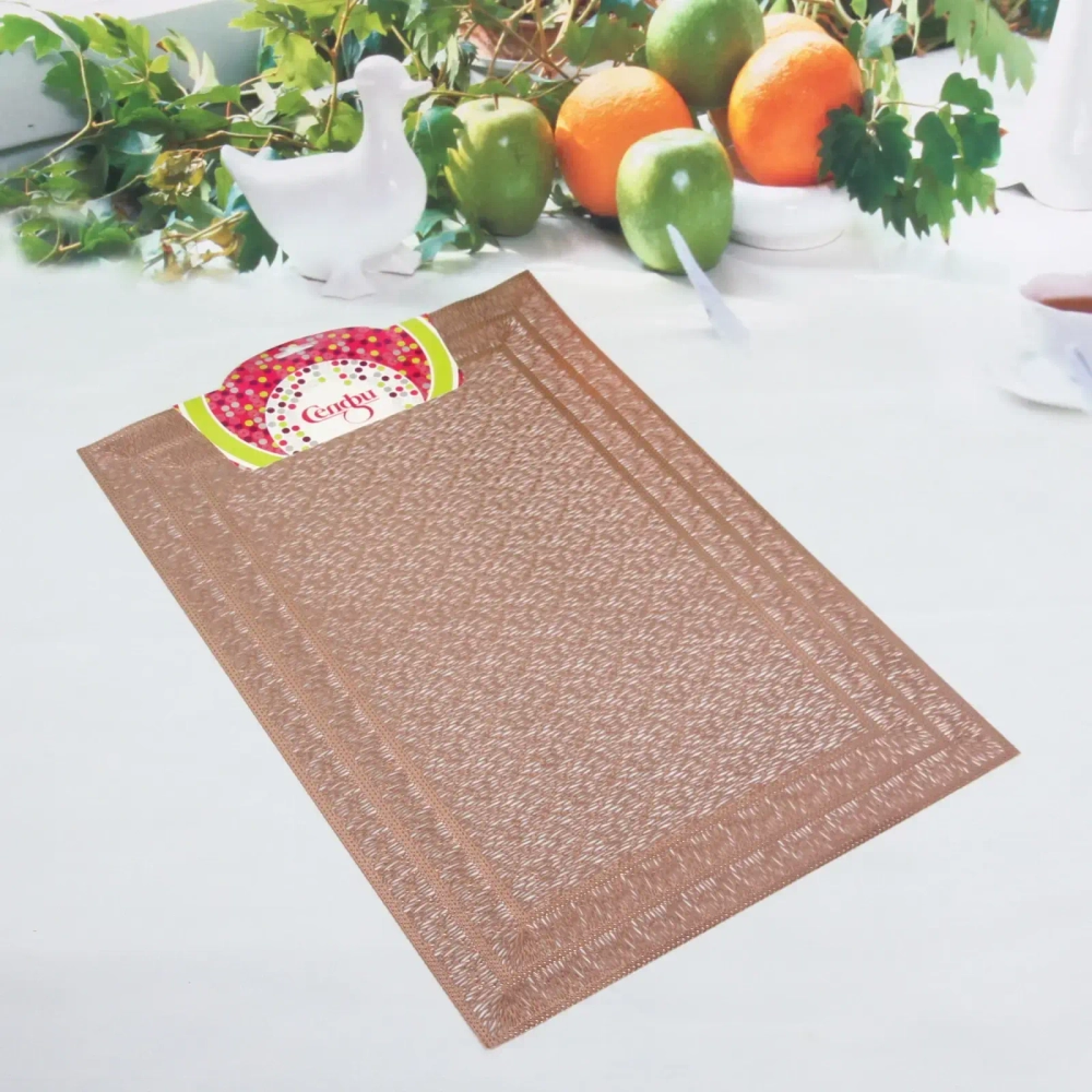 Салфетка на стол 30*45см «Гармония» розовое золото