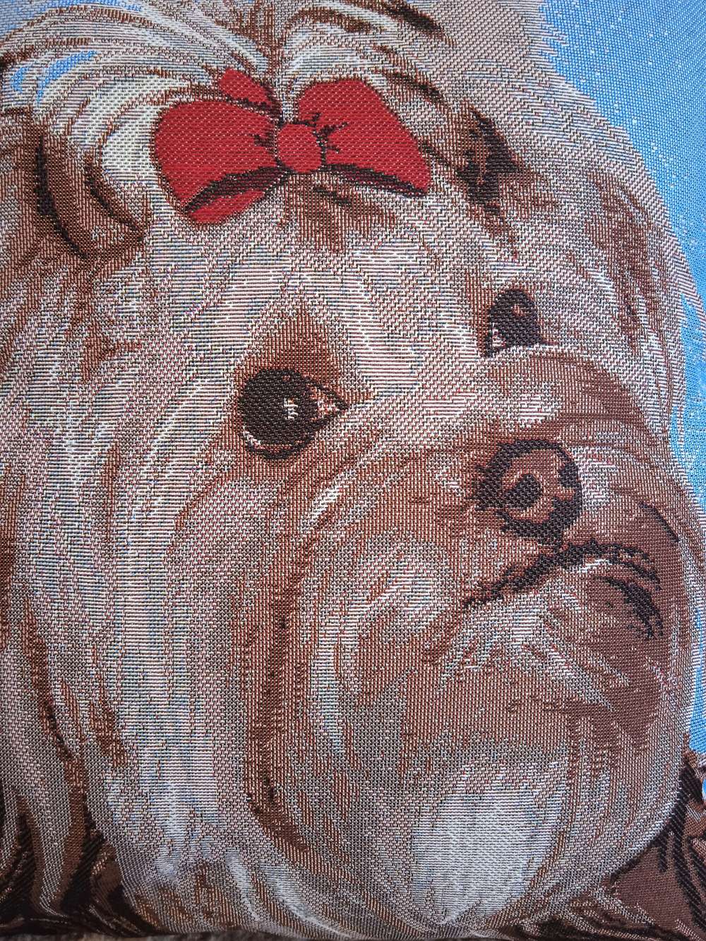 Декоративный гобеленовый чехол для интерьерной подушки Модница 38*38