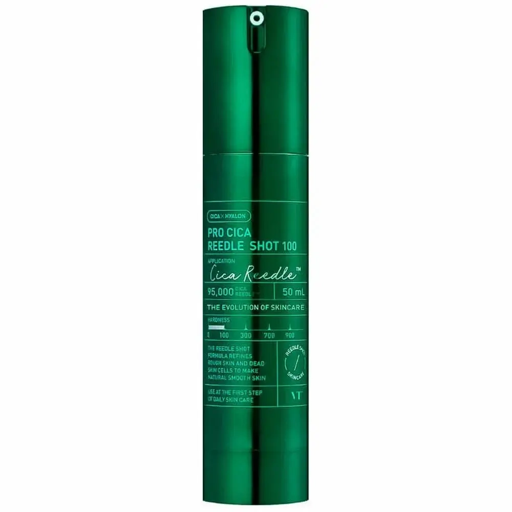*VT Cosmetics Pro Cica Reedle Shot 100, 50ml - Бустер-сыворотка с микроиглами для чувствительной кожи