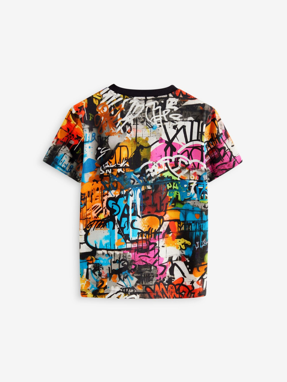 Футболка для мальчика Next B61-831, Черный, Оранжевый, Розовый