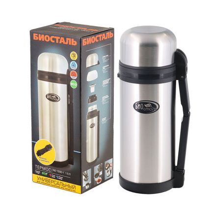 Термос &quot;Биосталь&quot; универсальный, 1,5 л/12/